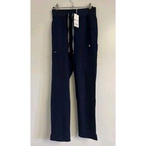 Figs Yola With Yoga Waistband Skinny Women's Scrub Pants XXS Navy